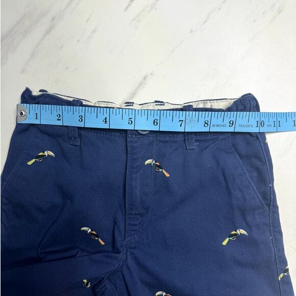 BABY GAP BOYS BLUE CHINOS WITH TOUCAN BIRDS SIZE 5 - Picture 10 of 11
